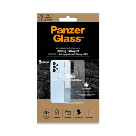 PanzerGlass Pouzdro HardCase AB pro Samsung Galaxy A23 4G transparentní