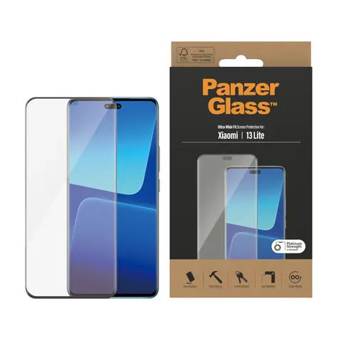 PanzerGlass Tvrzené sklo UWF pro Xiaomi 13 Lite černá