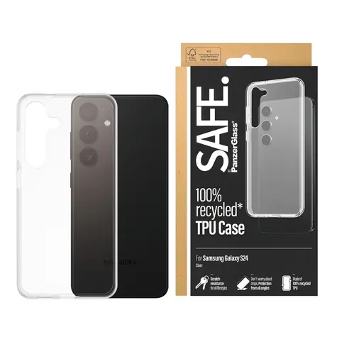 PanzerGlass Safe pro Samsung Galaxy S24 čirá