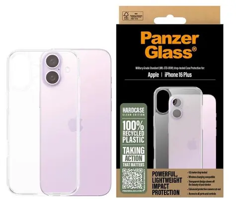 PanzerGlass kryt HardCase pro iPhone 16 Plus Clear