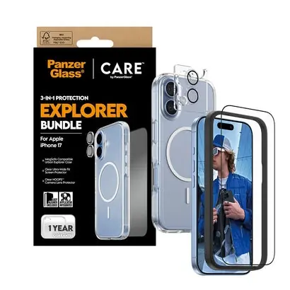 PanzerGlass CARE Flagship Explorer 3v1 pouzdro+sklo+čočky pro iPhone 17