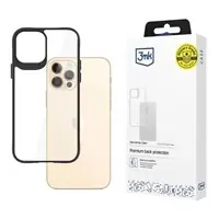3mk Satin Armor Case+ zadní kryt pro Apple iPhone 12 Pro Max Black