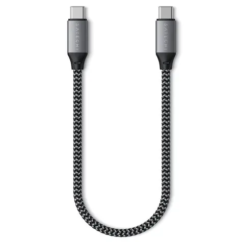 Satechi kabel USB-C 0.25m šedá 