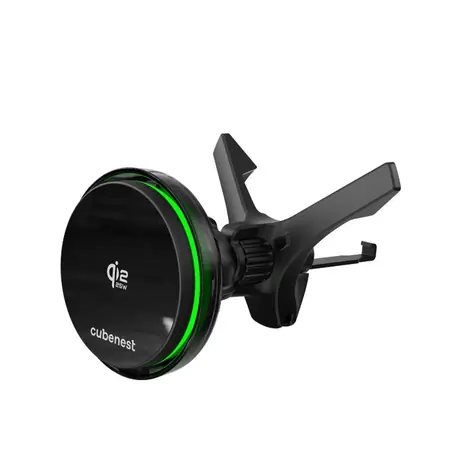 CubeNest Qi2-25W Magnetic Wireless car charger SQ1C3 / Chladící magnetická bezdrátová nabíječka do auta