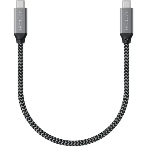 Satechi kabel USB-C 0.25m šedá / 100W