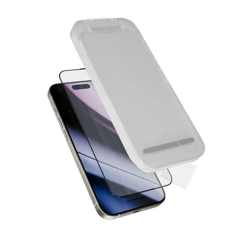 Epico Hero Glass 3D DF ochranné sklo pro iPhone 14 Pro/15/16 / odolné proti pádu / Ultra-široké krytí 