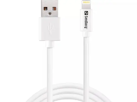 Sandberg USB>Lightning MFI 1m SAVER  bílá / nabíjecí kabel USB-C na Lightning
