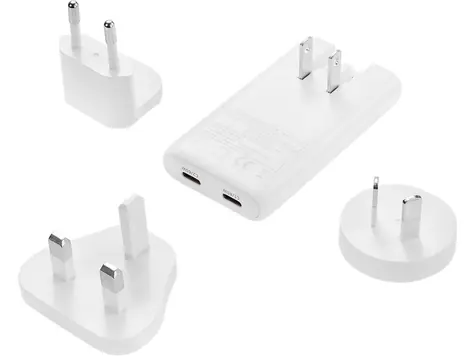 Sandberg 4in1 TravelCharger 65W bílá / Cestovní nabíjecí adaptér / 2x USB-C 
