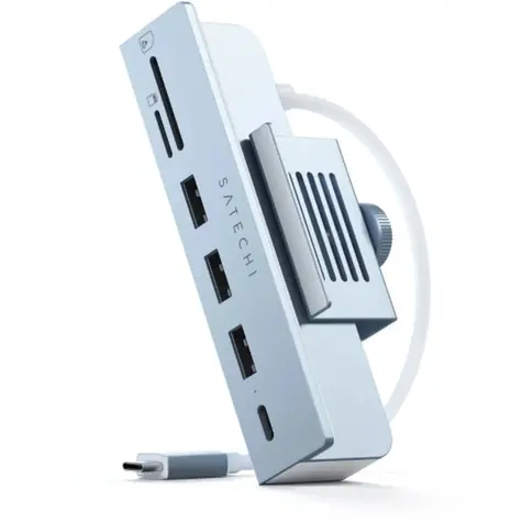 Satechi USB-C Clamp Hub modrá / Hub pro Apple iMac 24