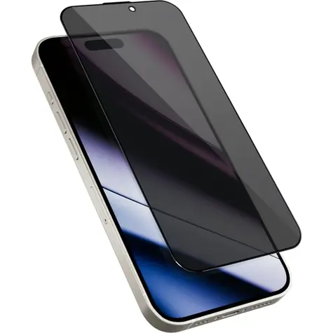 Epico Privacy Glass 3D DF ochranné sklo pro iPhone 15 Pro / odolné proti pádu / Ultra-široké krytí
