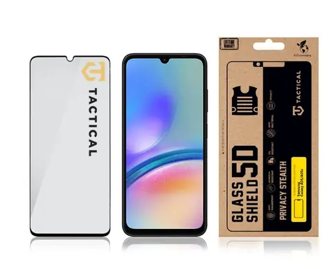 Tactical Glass Shield Privacy Stealth 5D sklo pro Samsung Galaxy A05/A05s Black