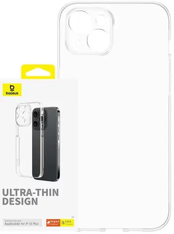 Baseus P60157204203-02 OS-Lucent Series Pouzdro pro Apple iPhone 15 Plus transparentní