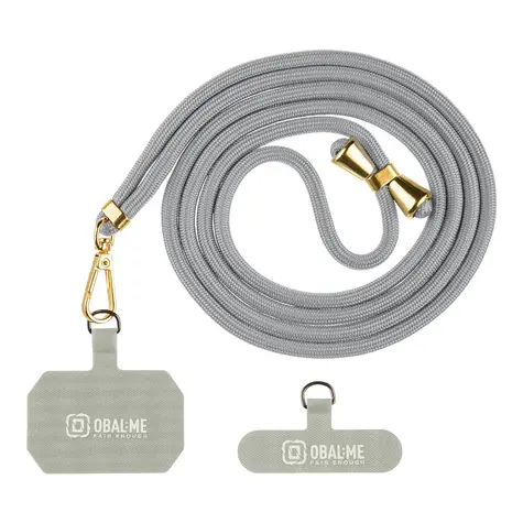OBAL:ME NeckTag Allure Popruh na Telefon Light grey