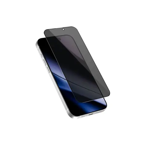 Epico Privacy Glass 3D DF ochranné sklo pro iPhone 16 Pro Max / odolné proti pádu / s jednokrokovým aplikátorem
