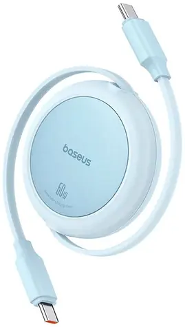 Baseus P10364500311-01 Free2Pull 1m modrá / USB-C (M) - USB-C (M) / 60W