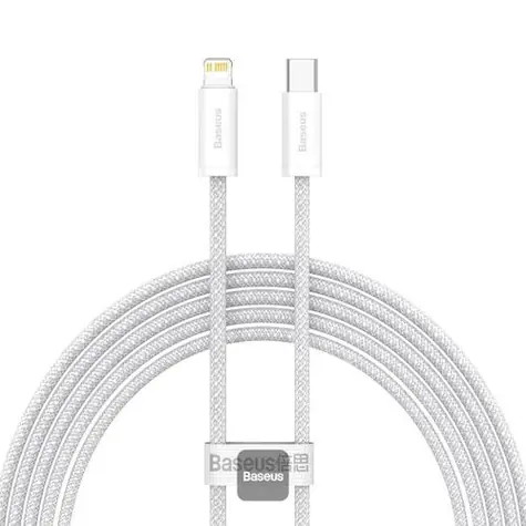 Baseus CALD000102 Dynamic Kabel USB-C (M) - Lightning (M) 2m bílá / 20 W