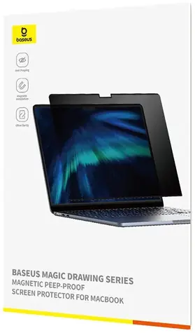 Baseus ochranné tvrzené sklo Magic Drawing pro Apple MacBook Air 15.3