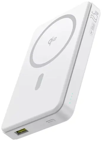 Baseus P10080000213-00 Airpow2 10000mAh 22.5W bílá / Powerbanka / MagSafe / 1xUSB-C / 1xUSB-A