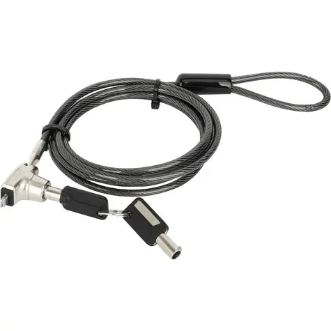 Manhattan kabelový zámek pro notebooky kódový zámek s klíčem vč. 2 klíčů 1.8 m