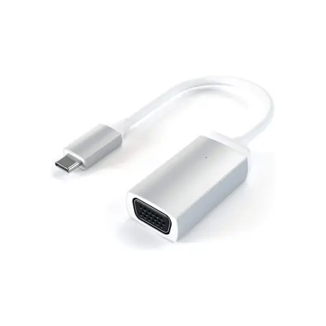 Satechi USB-C to VGA stříbrná / adaptér 