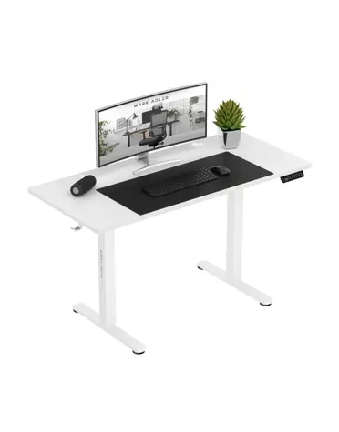 Mark Adler Leader 7.0 bílá / Kancelářský elektrický stůl / 120 x 60 x 72-118 cm 