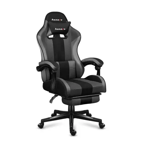 Huzaro Force 4.7 Mesh šedá / Herní židle / nastavitelná / nosnost až 140 kg / látka & síťovina