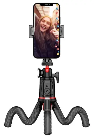 Rollei Stativ Easy Creator MonkeyPod černá / Zátěž 2kg / Vytažený 46cm