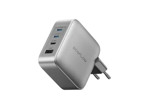 EcoFlow RAPID Pro nabíječka stříbrná / 3x USB-C + 1x USB-A / 140W / GaN