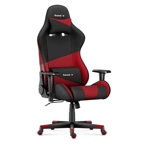 Huzaro Force 6.2 Mesh červená / Herní židle / nastavitelná / nosnost až 140 kg / látka & síťovina