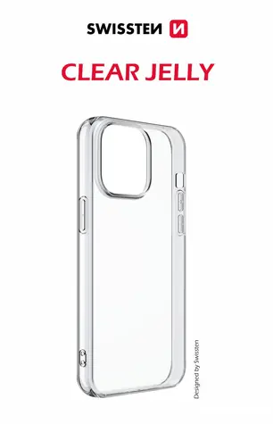 SWISSTEN CLEAR JELLY Pouzdro pro Apple iPhone 16e transparentní