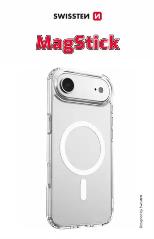 SWISSTEN CLEAR JELLY MagStick Pouzdro pro Apple iPhone Air transparentní