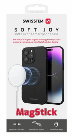SWISSTEN SOFT JOY MagStick Pouzdro pro Apple iPhone 16e černá
