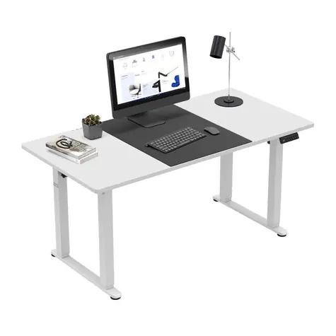Mark Adler Leader 9.3 bílá / Kancelářský elektrický stůl / 160 x 80 x 71-117 cm