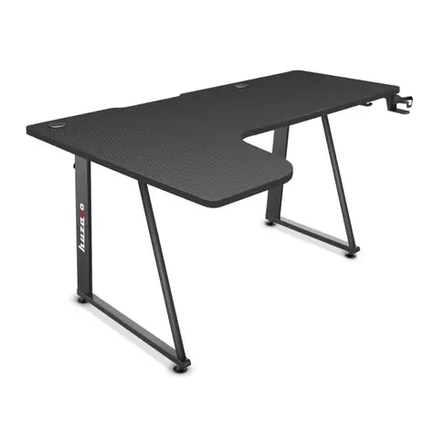 Huzaro Hero 7.7 černá / Rohový herní stůl