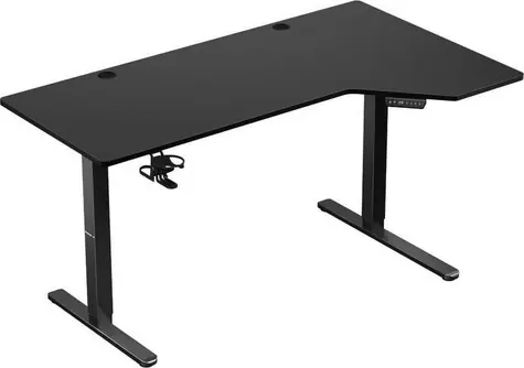 Huzaro Hero 9.1 černá / Elektrický herní stůl / 145 x 60 x 72-120 cm