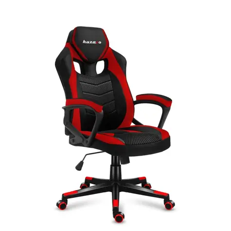 Huzaro Force 2.5 Mesh červená / Herní židle / nastavitelná / nosnost až 140 kg / látka & síťovina