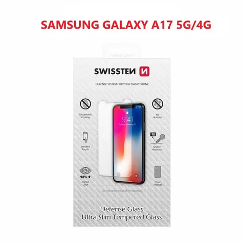 SWISSTEN Ochranné temperované sklo 2.5D pro SAMSUNG Galaxy A17 5G/4G