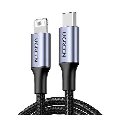 UGREEN UGR1470 USB-C - Lightning USB kabel 1.5 m černá / PD 20 W