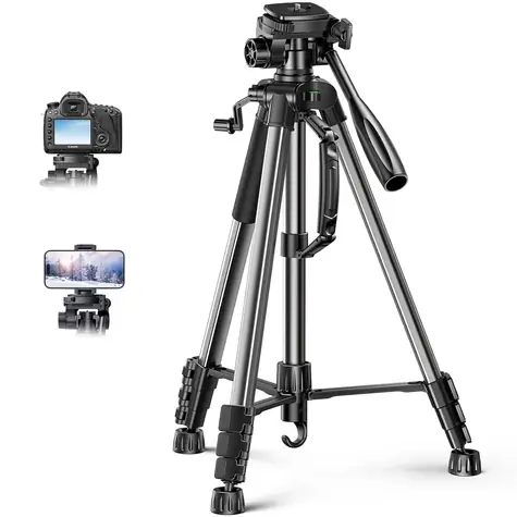 Ugreen LP661 Professional Tripod černo-šedá / stativ / zátěž: 5 kg / vytažení: 53-175 cm 