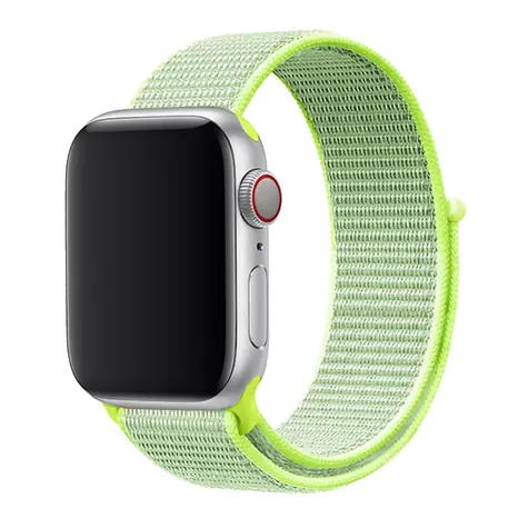 SWISSTEN Nylonový řemínek pro Apple Watch 42/44/45/49mm limetková