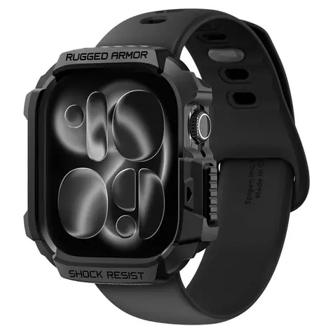 Spigen Rugged Armor 2 Ochranné pouzdro pro Apple Watch 2025 46mm matte black