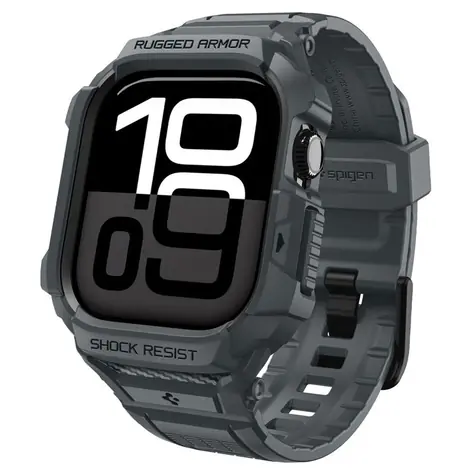 Spigen Rugged Armor Pro 2 Ochranné pouzdro pro Apple Watch 2025 46mm šedá