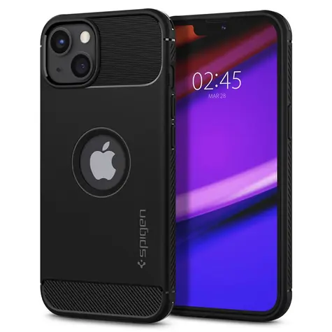 Spigen Rugged Armor kryt iPhone 13 černá