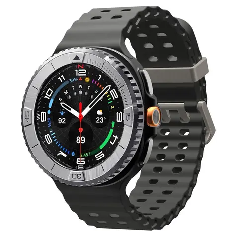 Spigen Bezel Tune (Pilot) Ochranný kryt pro Galaxy Watch 8 Classic 46mm stříbrná