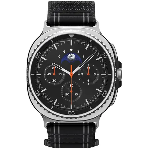 Spigen Fabric Band (hook-and-loop) pro Samsung Galaxy Watch 8 46mm/44mm/40mm černá