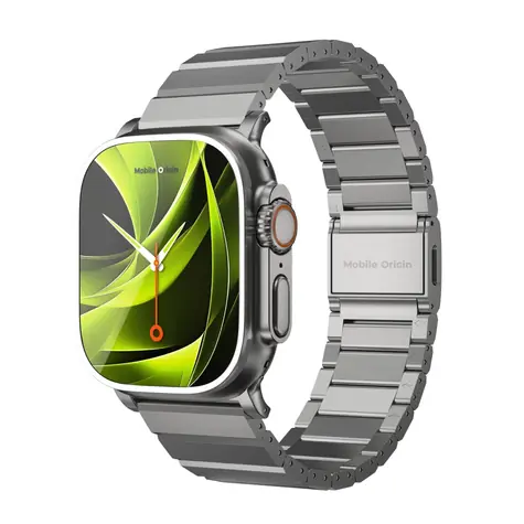 Mobile Origin Modena Řemínek pro Apple Watch Ultra 42/44/45/46/49mm stříbrná