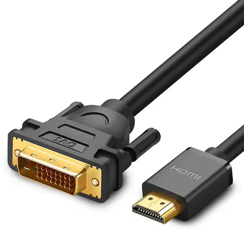 Ugreen HD106 kabel DVI 24+1 pin/HDMI / FHD 60Hz / 1.5m 