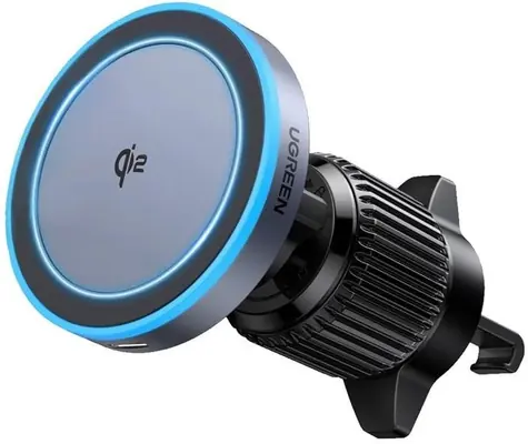 Ugreen Magnetic Car Holder W708 / bezdrátová nabíječka a držák do auta / MagSafe 