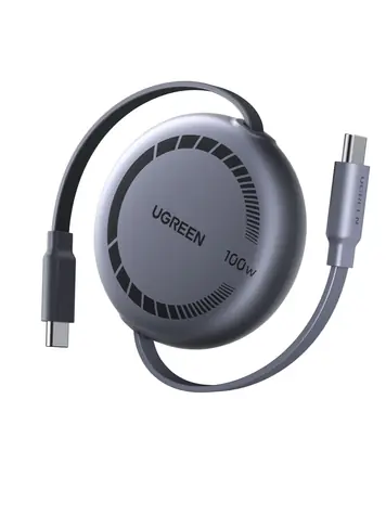 Ugreen 65905 Rychlonabíjecí navíjecí kabel USB-C na USB-C 1m / 100 W