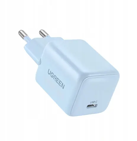 Ugreen X512 GAN POWER ADAPTER modrá / nabíjecí adaptér / 1X USB-C / 20W
